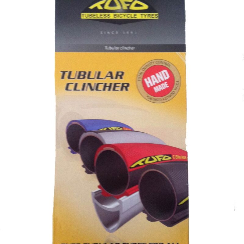 TUFO TUBOLARE COMPOSITE CARBON 28x22mm CLINCHER BLACK