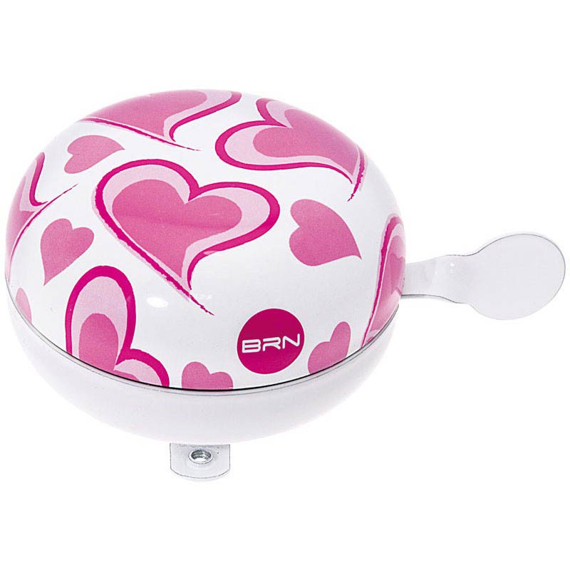 BRN CAMPANELLO DIN DON 80 CUORI ROSA