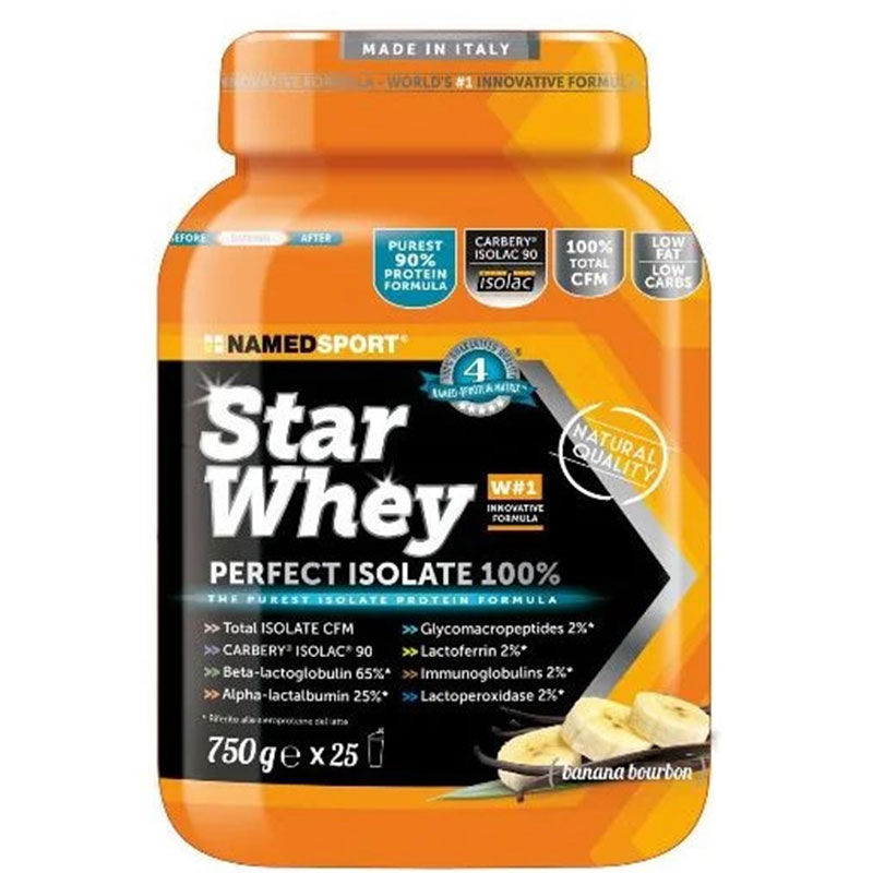 NAMED SPORT STAR WHEY PERFECT ISOLATE 100% BANANA