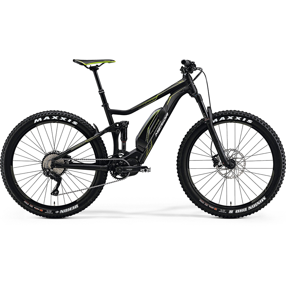 MERIDA E-BIKE MTB FULL eONE-TWENTY 500 BLACK/GREEN - Cicli Serino