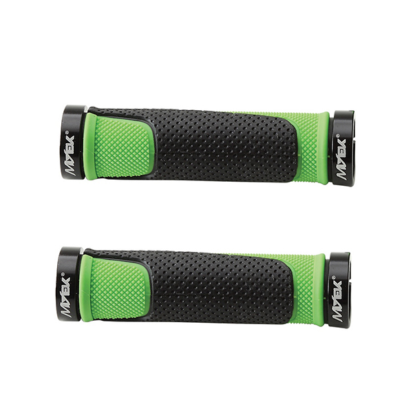 MVTEK MANOPOLE IN GOMMA CON DOPPIO COLLARINO IN ALLUMINIO