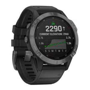 GARMIN FENIX 6 Pro Solar Edition SLATE GREY con cinturino black - Cicli  Serino