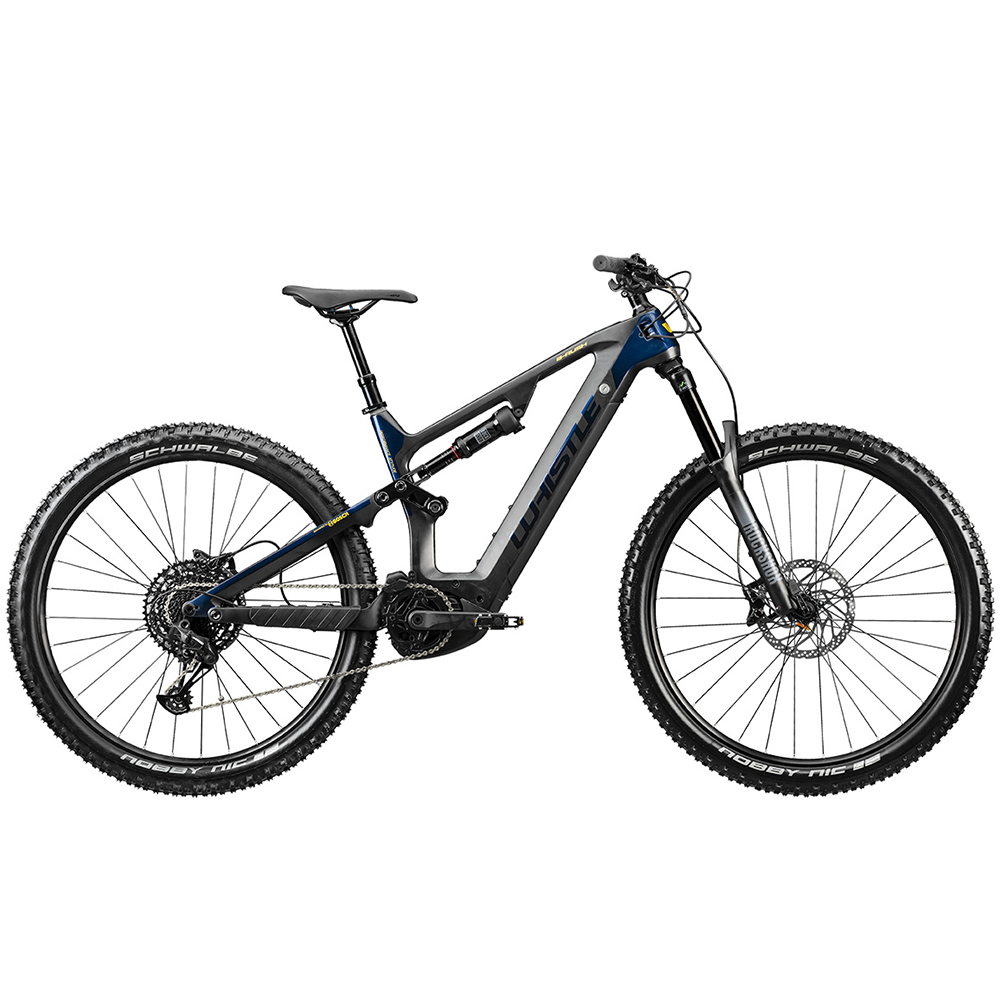 WHISTLE B-RUSH C6.1 BICI MTB FULL IN CARBONIO A PEDALATA ASSISTITA - Cicli  Serino