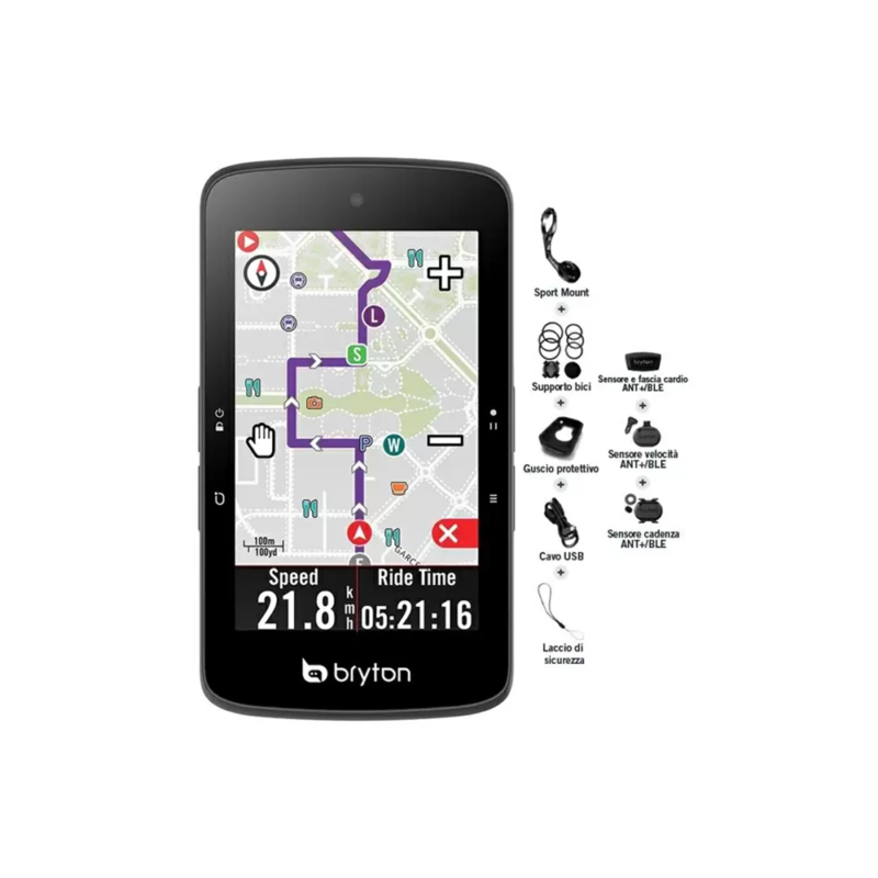 BRYTON RIDER CICLO COMPUTER S800T KIT DUAL SENSOR