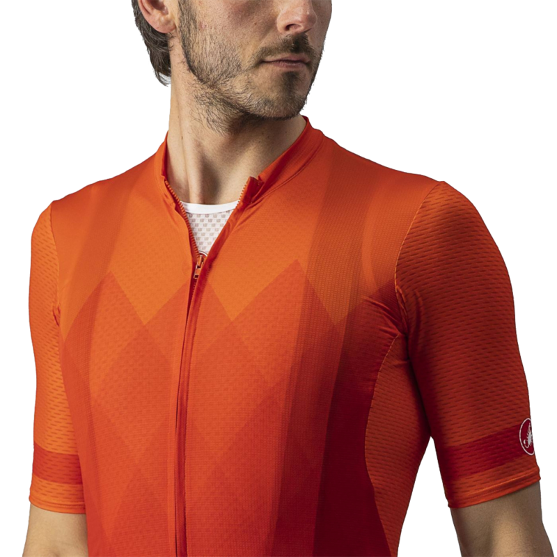 CASTELLI MAGLIA ESTIVA A TUTTA FIERY RED
