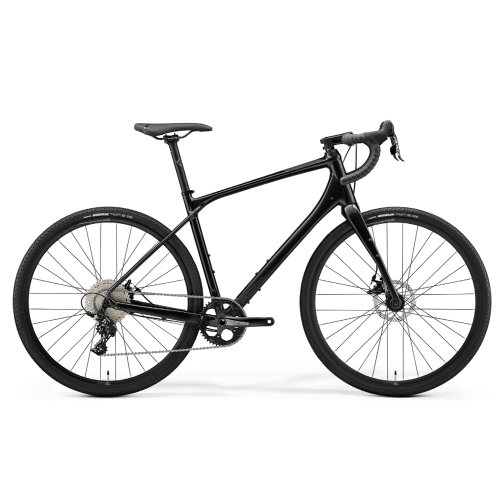 MERIDA SILEX 300 BICI 700C GLOSSY BLACK TAGLIA S (47) - Cicli Serino