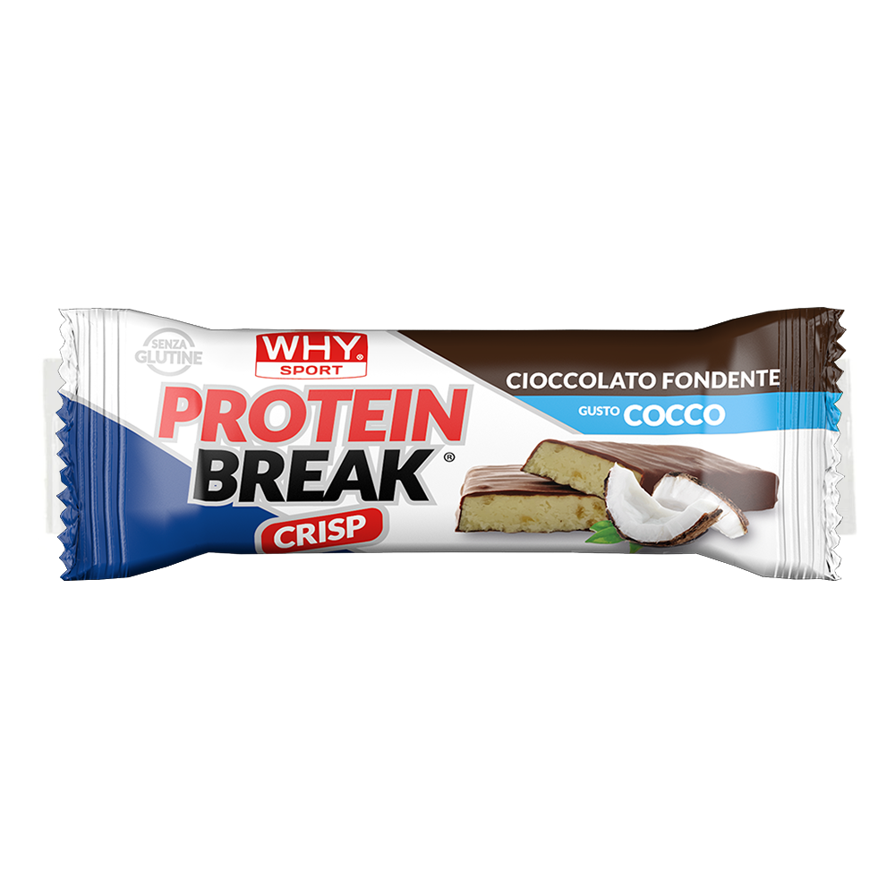 WHY SPORT PROTEIN BREAK BARRETTA PROTEICA COCCO CIOCCOLATO FONDENTE