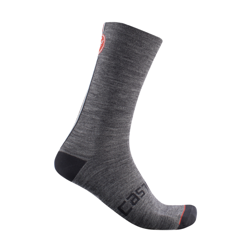 CASTELLI-RACING-STRIPE-18-SOCK-GRIGIO