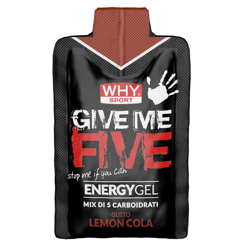 WHY SPORT GEL GIVE ME FIVE ENERGY LEMON COLA