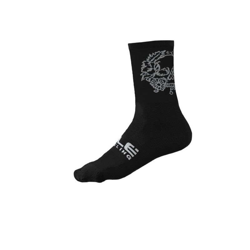 Alè CALZE ESTIVE SKULL NERO
