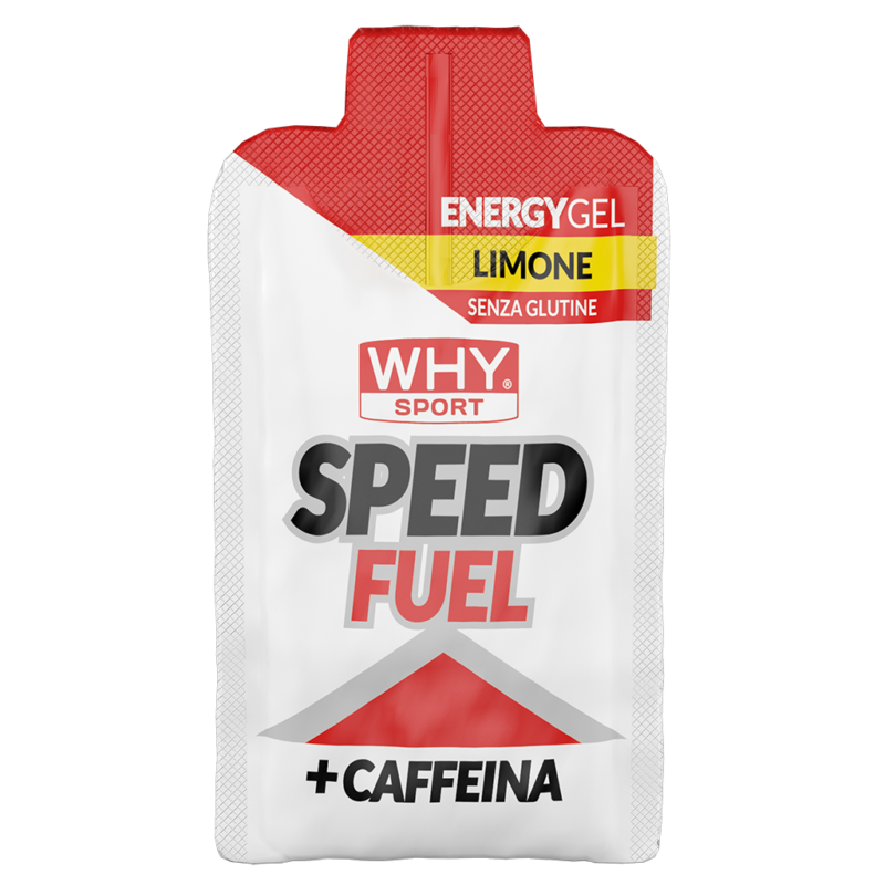 WHY GEL SPORT SPEED FUEL + CAFFEINA LIMONE 24x50ml