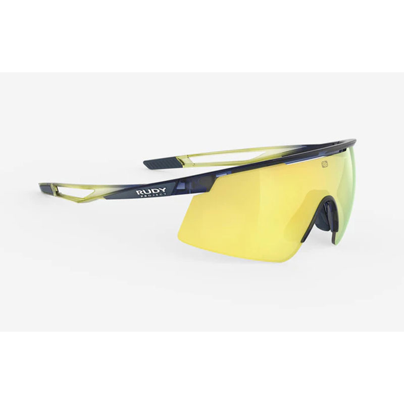 RUDY PROJECT OCCHIALI TURBOLENCE Crystal Blue Avio-Apple Green Multilaser Yellow