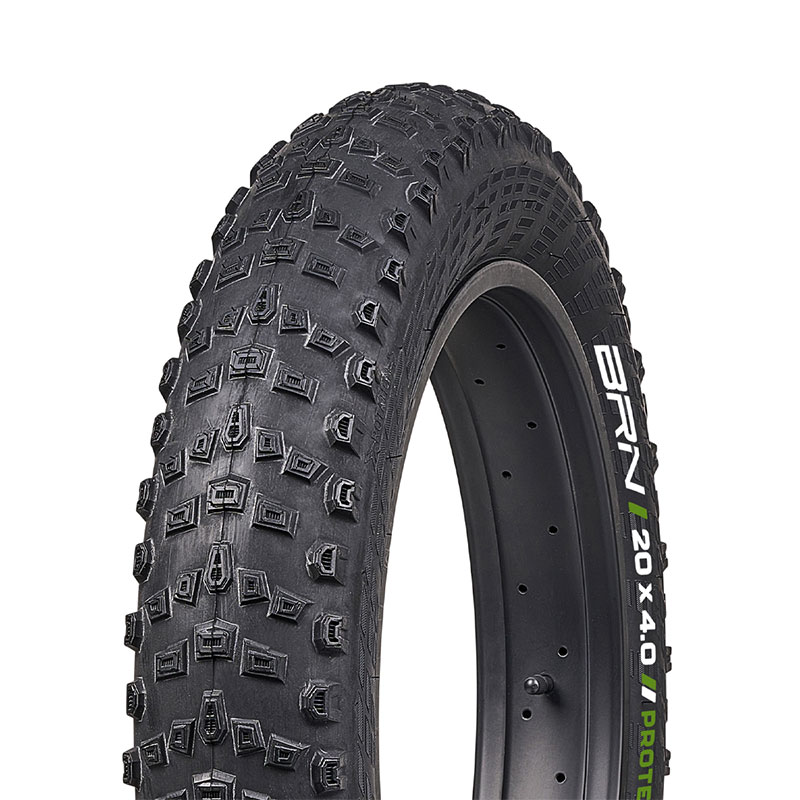 BRN COPERTURA FAT BIKE 20 x 4.0 OFFROAD PROTECTION 3mm NERO