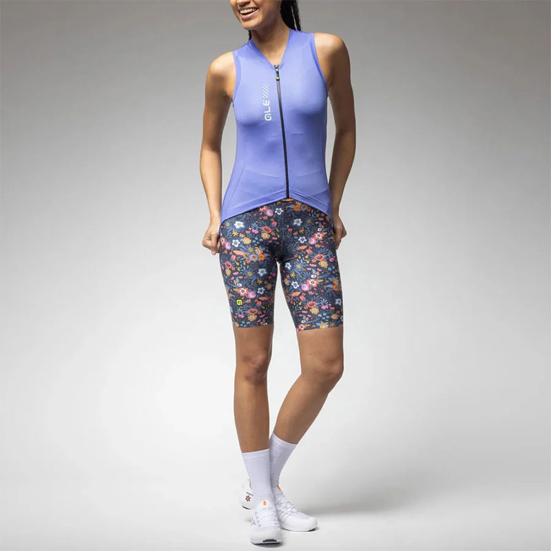 ALè MAGLIA ESTIVA DONNA Senza manica PRAGMA COLOR BLOCK JACARANDA