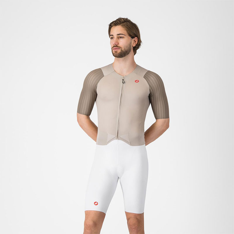 CASTELLI BODY SANREMO S SPEED SUIT CLAY/WHITE