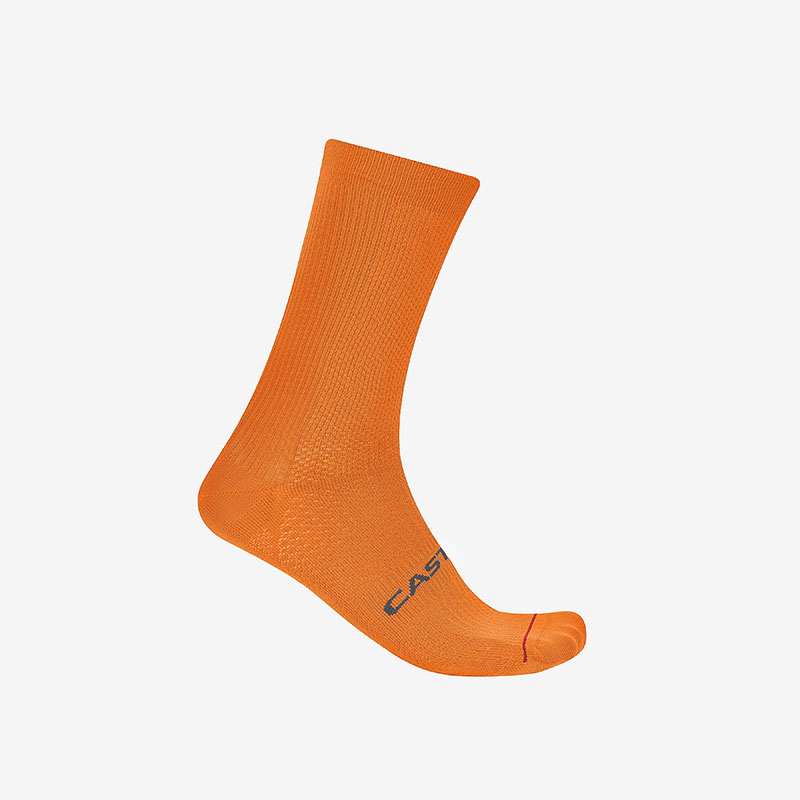 CASTELLI CALZE ESTIVE ESPRESSO 18mm VIVID ORANGE